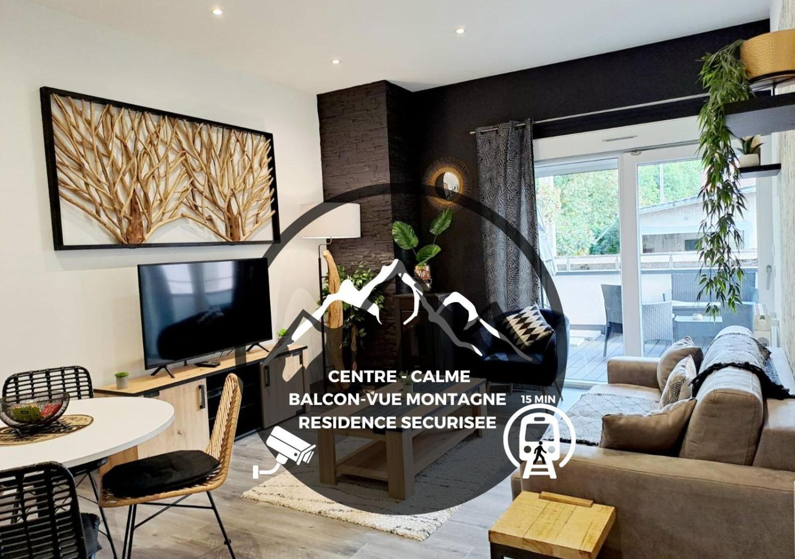Black&White Home-By So'Serenityhome-Balcon-Parking Cluses Εξωτερικό φωτογραφία